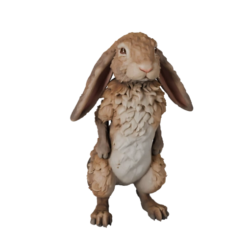 Rabbit 3D Model for Blender - PBR Asset with Textures | Royalty-Free