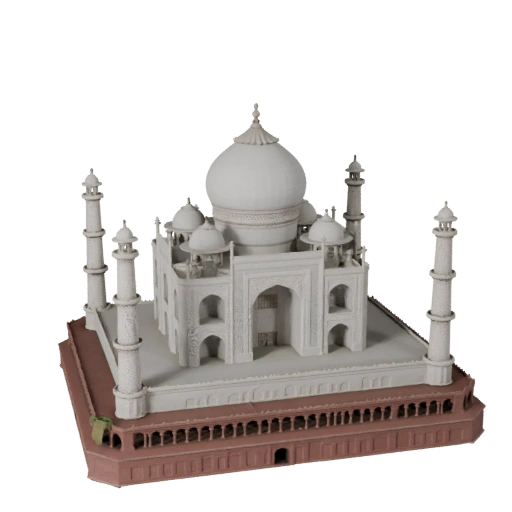 Modèle 3D Taj Mahal pour Unreal - UE Asset Temps Réel pour Temps Réel