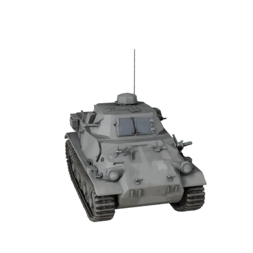 Low Poly WWII Halftrack 3D Modell für Unity & Unreal