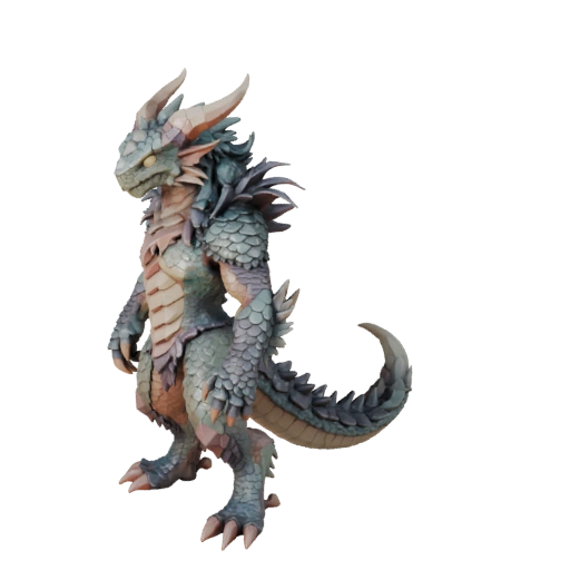 Low Poly Basilisk 3D Model - Unity Game Asset with FBX | PBR
