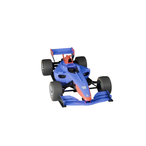 Modelo 3D de Carro de Fórmula de Alto Poligonagem para Renderizações de Estúdio - PBR (Legacy)