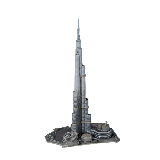 Burj Khalifa 3D Model for Unity - Game Asset for Architecture