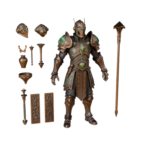Fantasy Crimson Warrior Character Model - Rigged