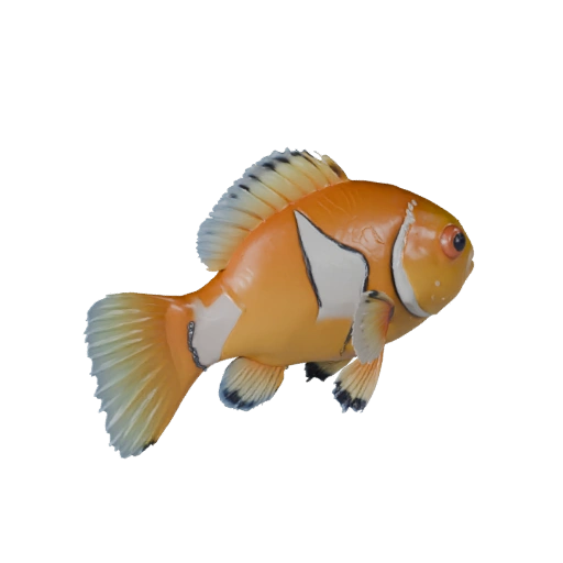 Pez Payaso 3D Model para Unity - Asset Listo para Juego, FBX | Libre de Regalías