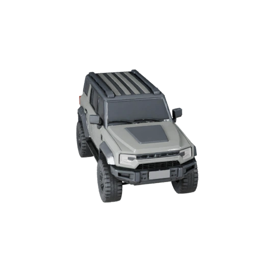 Printable Futuristic SUV STL 3D Model for Collectibles &