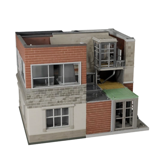 Kit de Vila Modular Modelo 3D para Unity - Ativo de Jogo