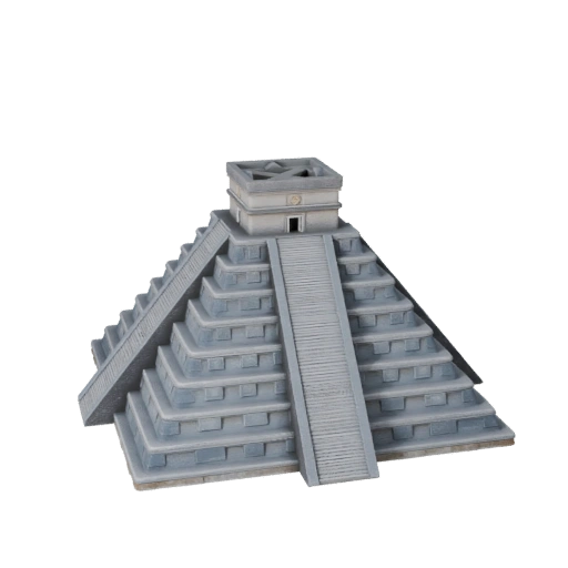 Chichen Itza Pyramid 3D Model - Realistic Archviz Asset