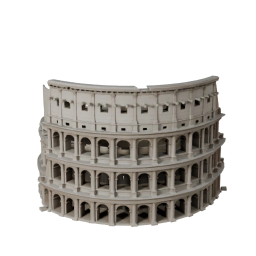 Druckbares Kolosseum STL 3D-Modell - Skalierungs-Asset für Maßstabsmodelle