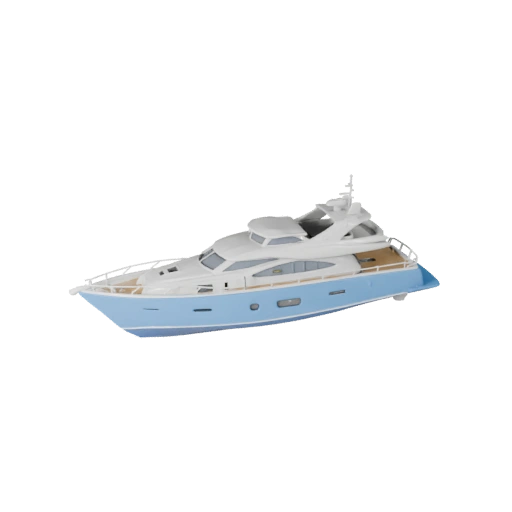 Printable Yacht STL 3D Model for Collectibles & Display