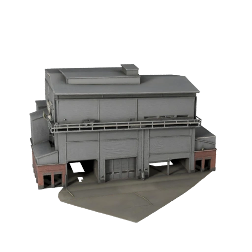 Moinho de Aço Modelo 3D - Ativo Realista de Archviz para Arquitetura
