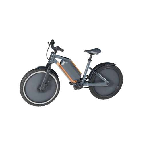 Low Poly Elektrofahrrad 3D Modell für Unity & Unreal