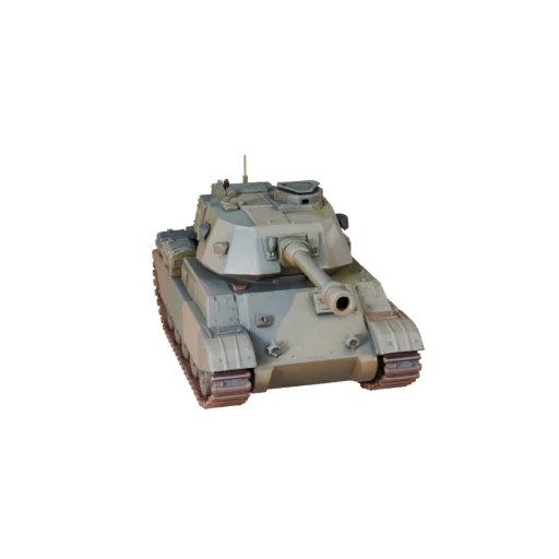 Cartoon Battle Tank 3D Model for Stylized Games PBR Asset