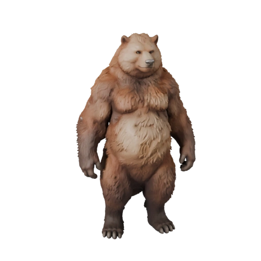 Modelo 3D de Tatu para Unity - Asset Pronto para Jogo, FBX | Livre de Royalties