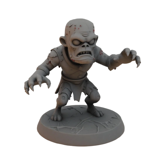 Fantasy Zombie Brute Miniatur STL