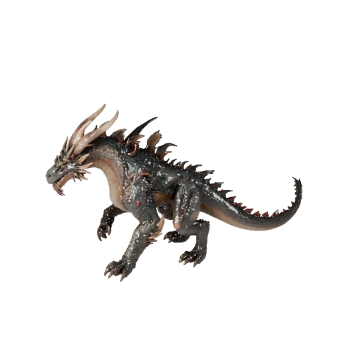 Dragão do Céu Modelo 3D para Unity - Asset Pronto para Jogo, FBX | Livre de Royalties