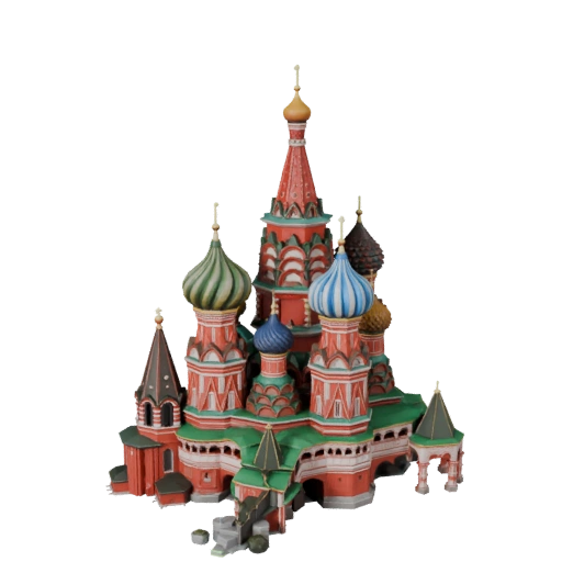 Saint Basil Cathedral 3D Model for Unity - Game Asset