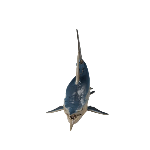 High Poly Swordfish 3D Model - Detailed STL Asset for Printing