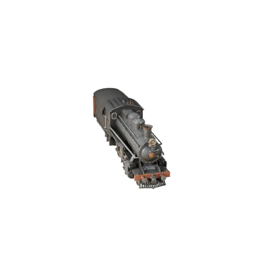 Train à vapeur vintage 3D pour Unity - Jeu low poly