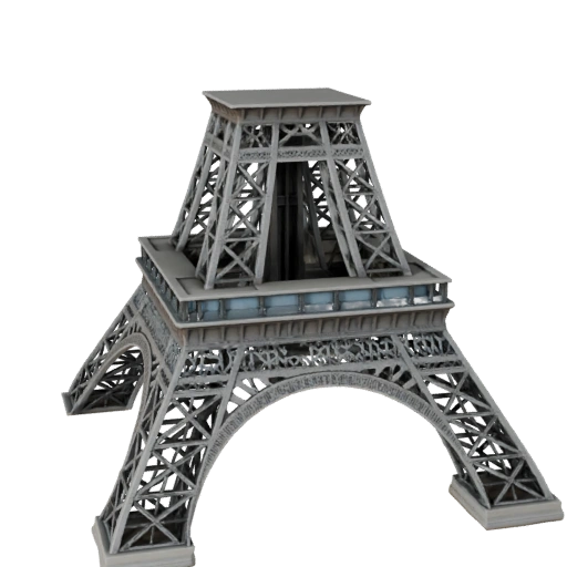 Eiffelturm 3D Modell für Blender - Render Asset für Architektur
