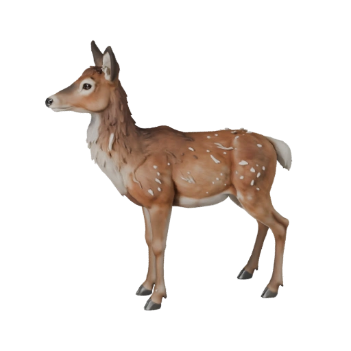 Modelo 3D de Veado para Blender - Asset PBR com Texturas | Royalty-Free