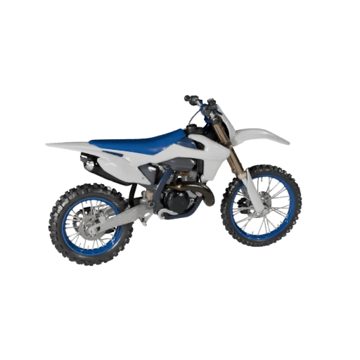 Dirt Bike 3D Model for Blender & Games - PBR Asset