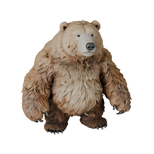 Polar Bear 3D Model for Blender - PBR Asset with Textures | PBR