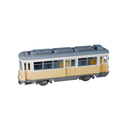 Modèle 3D Tram STL Imprimable pour Objets de Collection et Présentation