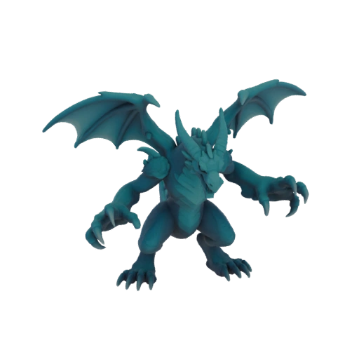 Fantasy Ancient Dragon Boss Miniature STL - Command