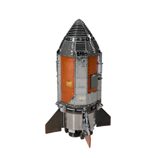 Rocket 3D Model for Unity - Low Poly Game Asset Pro