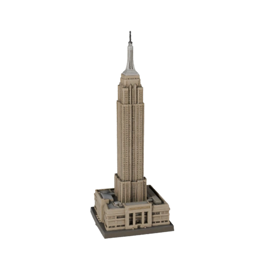 Empire State Building 3D Model for Blender - Render Asset