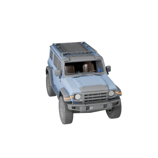 Modelo 3D de Coche Blindado para Unreal Engine - Activo Listo para Juegos