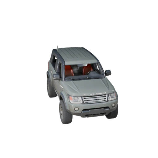 سيارة دفع رباعي للطرق الوعرة مستوحاة من لاند روفر ثلاثية الأبعاد لـ Blender &