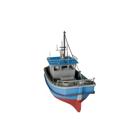 Fischerboot 3D-Modell für Unreal Engine - Spielbereit