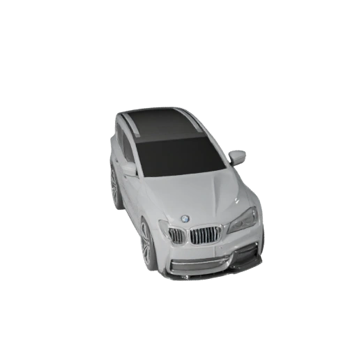 Printable Bmw Inspired Luxury Sedan STL 3D Model for