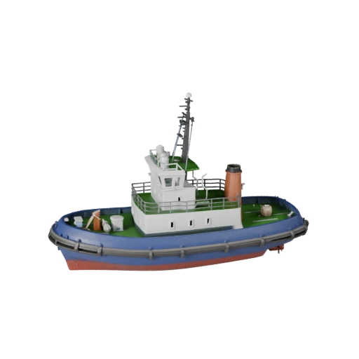 Remorqueur Modèle 3D pour Unity - Low Poly Game Asset Pro