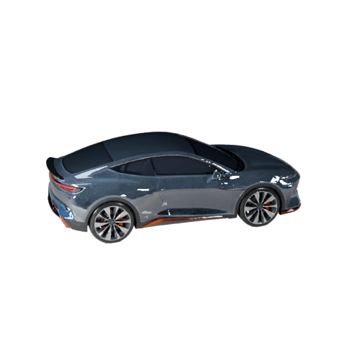 Voiture Concept Prête pour le Jeu 3D pour Jeux Temps Réel - PBR