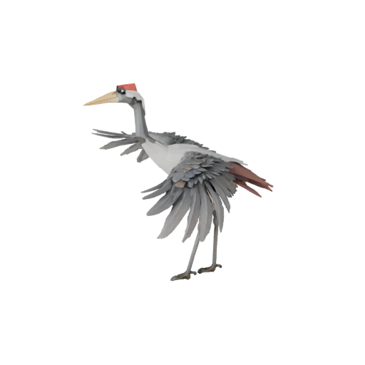 Low Poly Crane 3D Model - Unity Game Asset with FBX | Royalty-Free