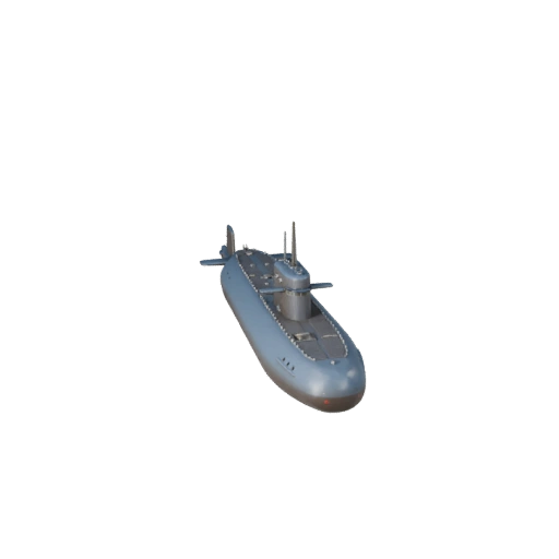 Submarine 3D Model for Unity - Low Poly Game Asset
