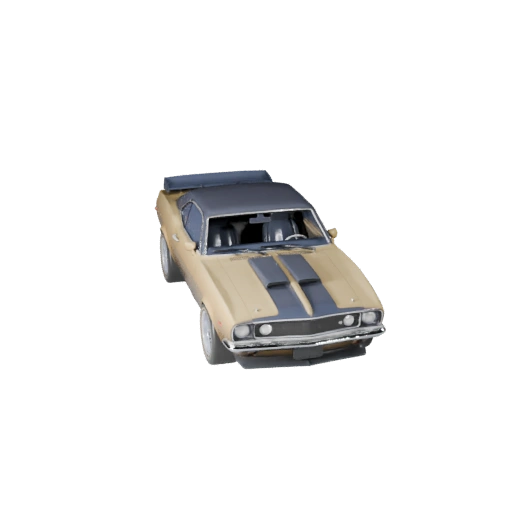Carro Esportivo Vintage 3D para Unidade - Asset em Tempo Real