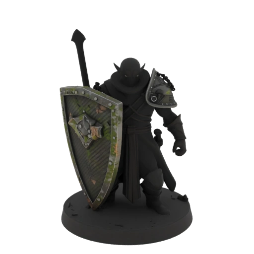 Fantasy Icebound Goblin Archer Miniature STL