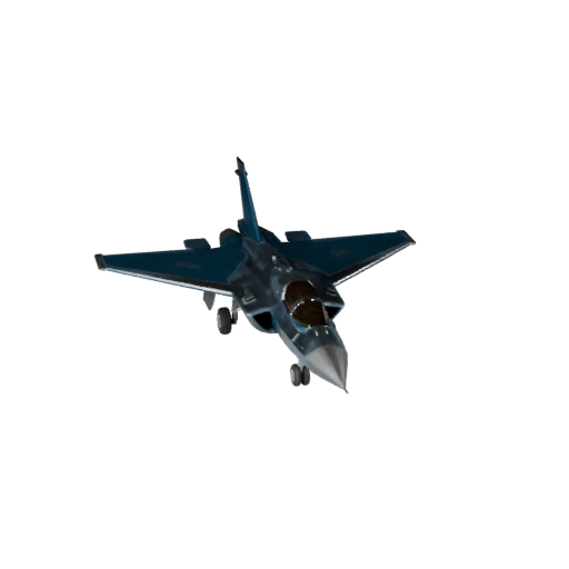 Low Poly Fighter Jet 3D Model for Unity & Unreal Games
