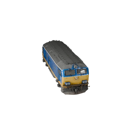 Game Ready Diesel Locomotive 3D Model for Realtime Use