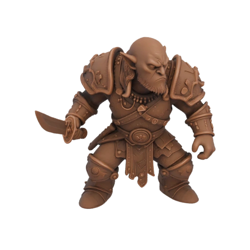 Fantasy Goblin Berserker Miniature STL
