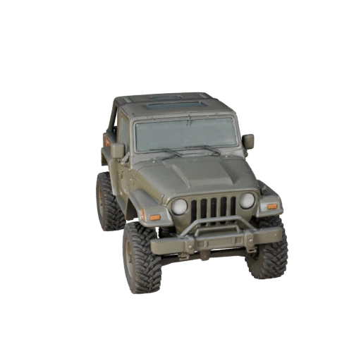 Jeep Militaire 3D Modèle pour Unreal Engine - Prêt pour le jeu
