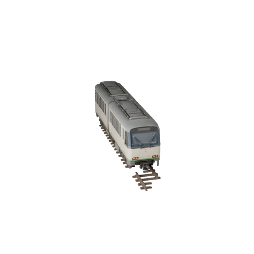 Modelo 3D de Monotrilho para Blender e Jogos - Asset PBR