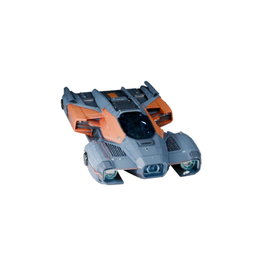 Flying Car 3D Model for Unity - Low Poly Game Asset