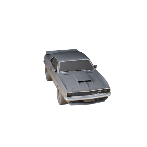 Modelo STL Imprimível de Carro Esportivo Vintage - Exibição