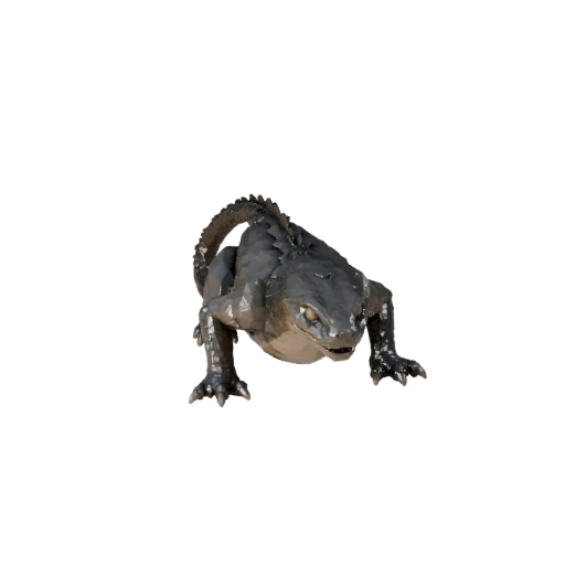 Modelo 3D Mamba Negra Baixo Poli - Asset para Jogo Unity com FBX | PBR