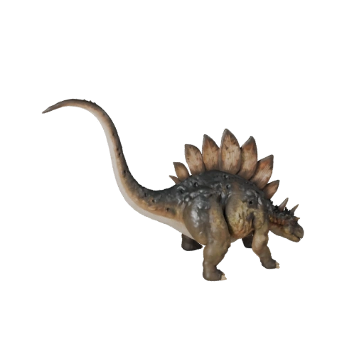 Cartoon Stegosaurus 3D Modell - Stilisierte Ressource für Animation