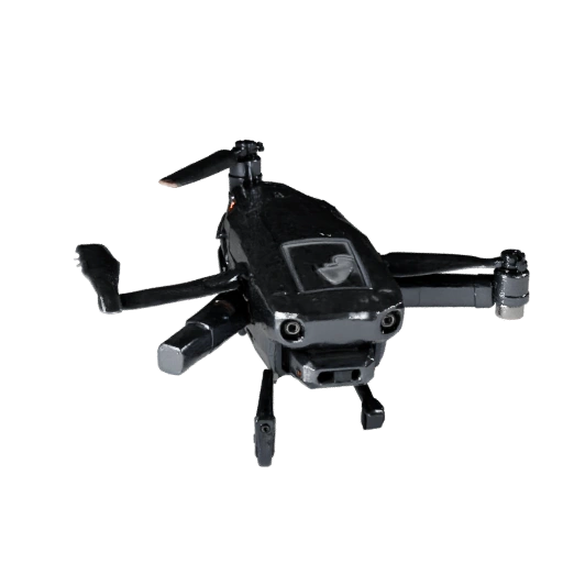 Modelo 3D de Drone Quadricóptero de Alto Poligonagem para Renderizações de Estúdio